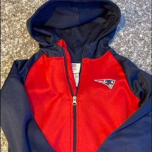 EUC New England Patriots Hooded Sweatshirt/Jacket